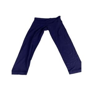 Women's Lululemon blue high rise ankle leggings Size 6